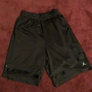 Air Jordan men’s athletic shorts black